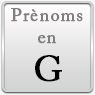 Prénom pour animaux commençant par la lettre G